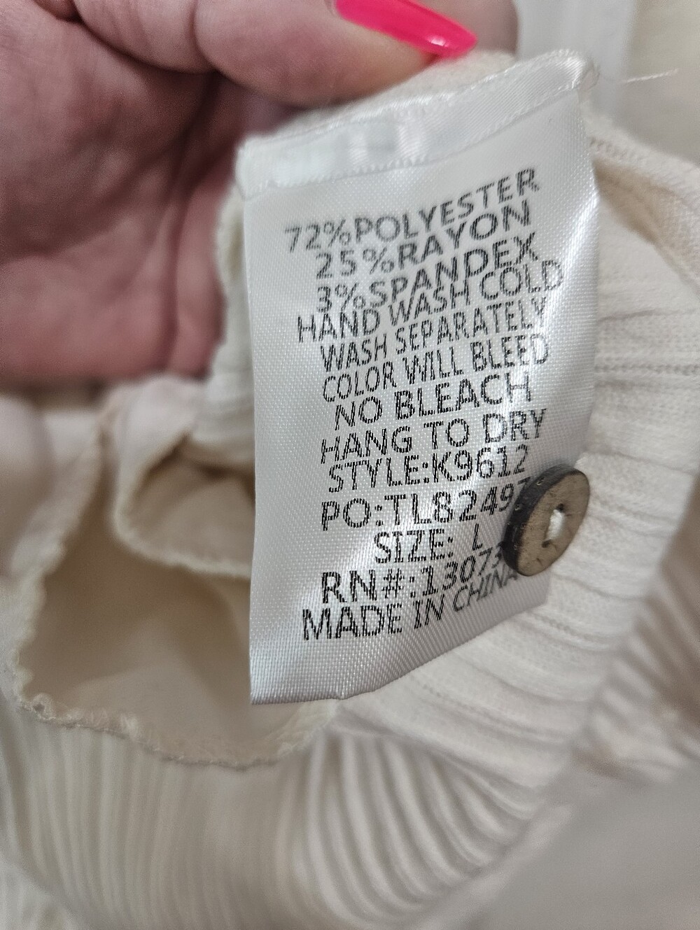 Umgee Beige Ribbed Button-Up Romper - Picture 6 of 11